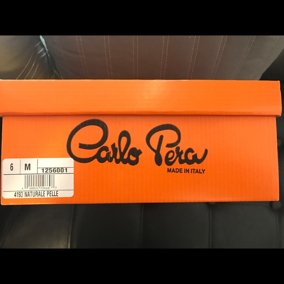 Carlo Pera Leather Platform Sandals 6.0-6.5 - Picture 3 of 5